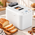 12-in-1 Automatic Bread Maker, 2LB Capacity with Fruit & Nut Dispenser