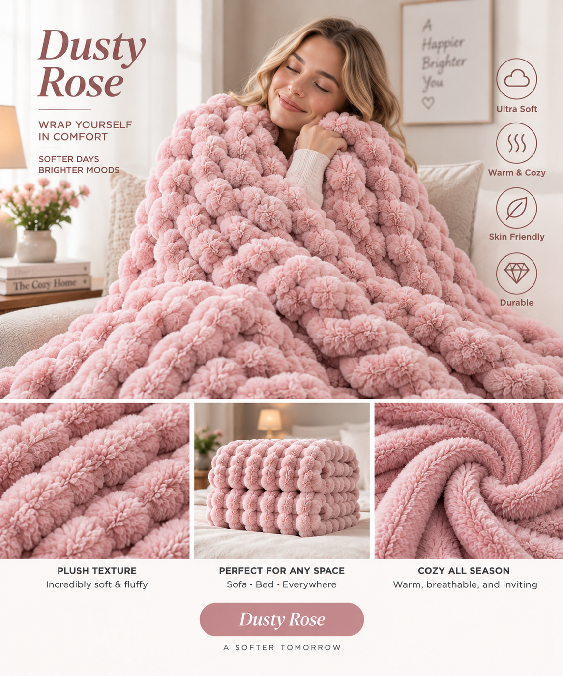 Oversized Cozy Soft Warm Throw Blanket