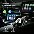 Wireless CarPlay & Android Auto Adapter, Fast Wireless Connection