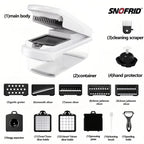 All In One Vegetable Chopper & Slicer Set for Fast Kitchen Prep
