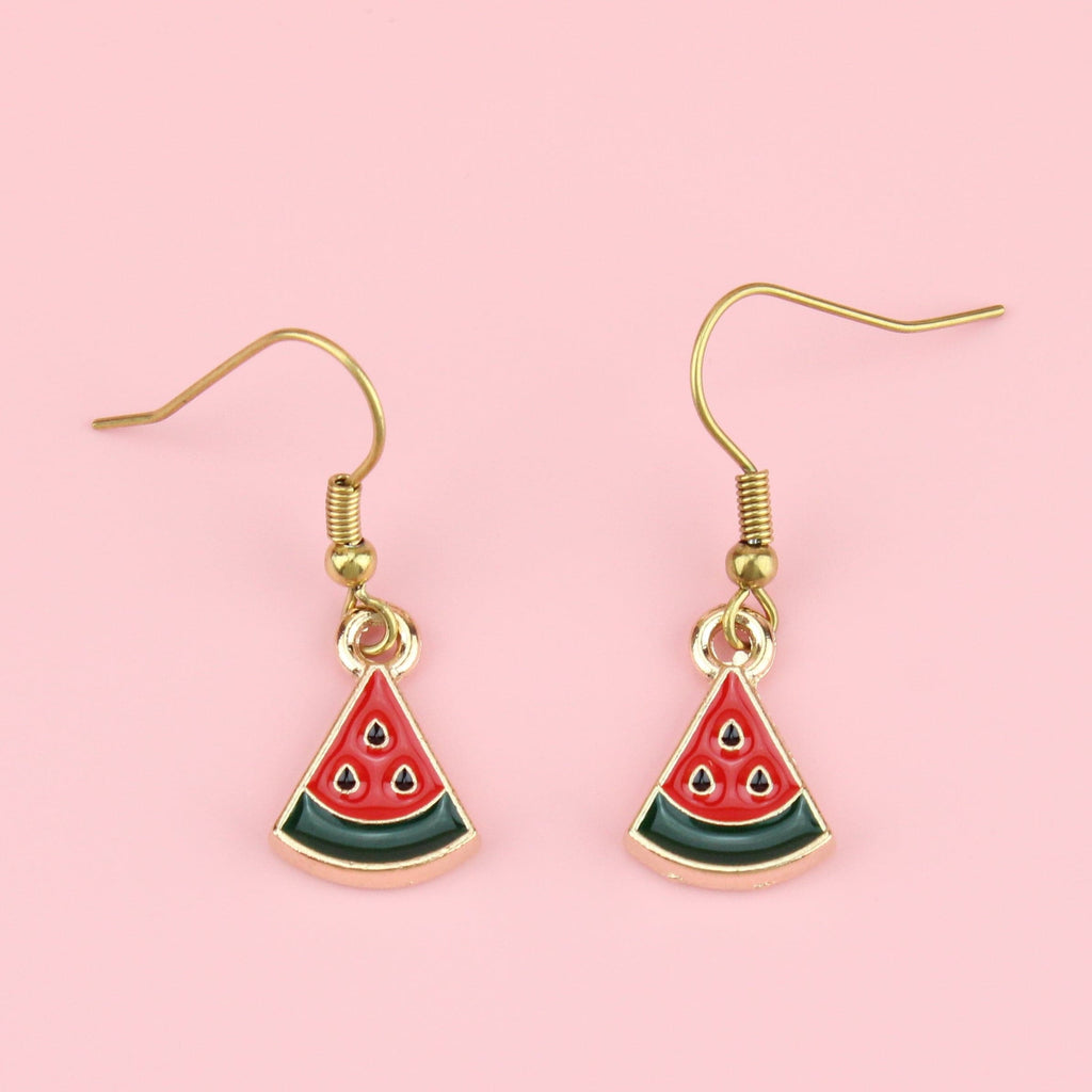 Mini Watermelon Earrings