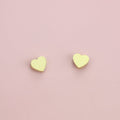 Mini Heart Stud Earrings (Gold Plated Stainless Steel)