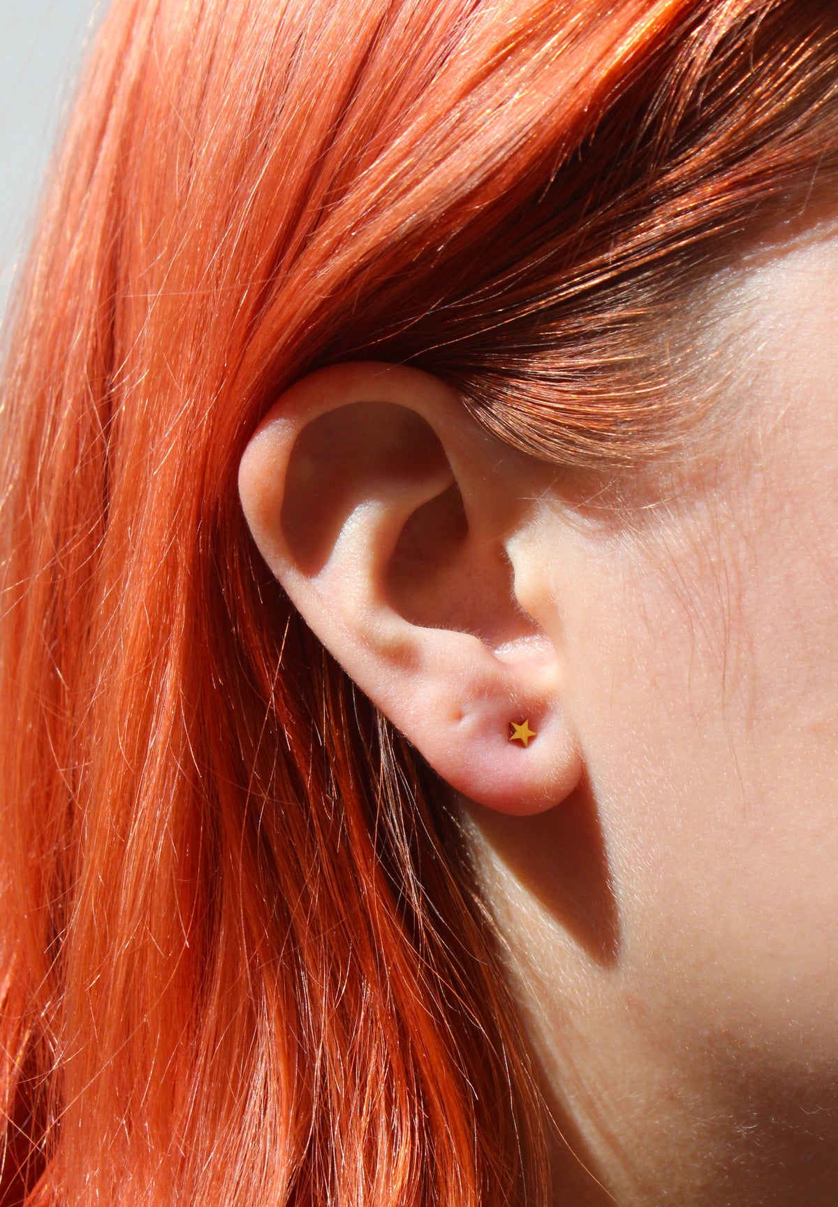 Mini Star Stud Earrings (Gold Plated)