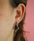 Mini Star Hoop Earrings
