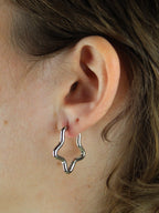 Mini Star Hoop Earrings
