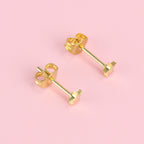 Mini Star Stud Earrings (Gold Plated)