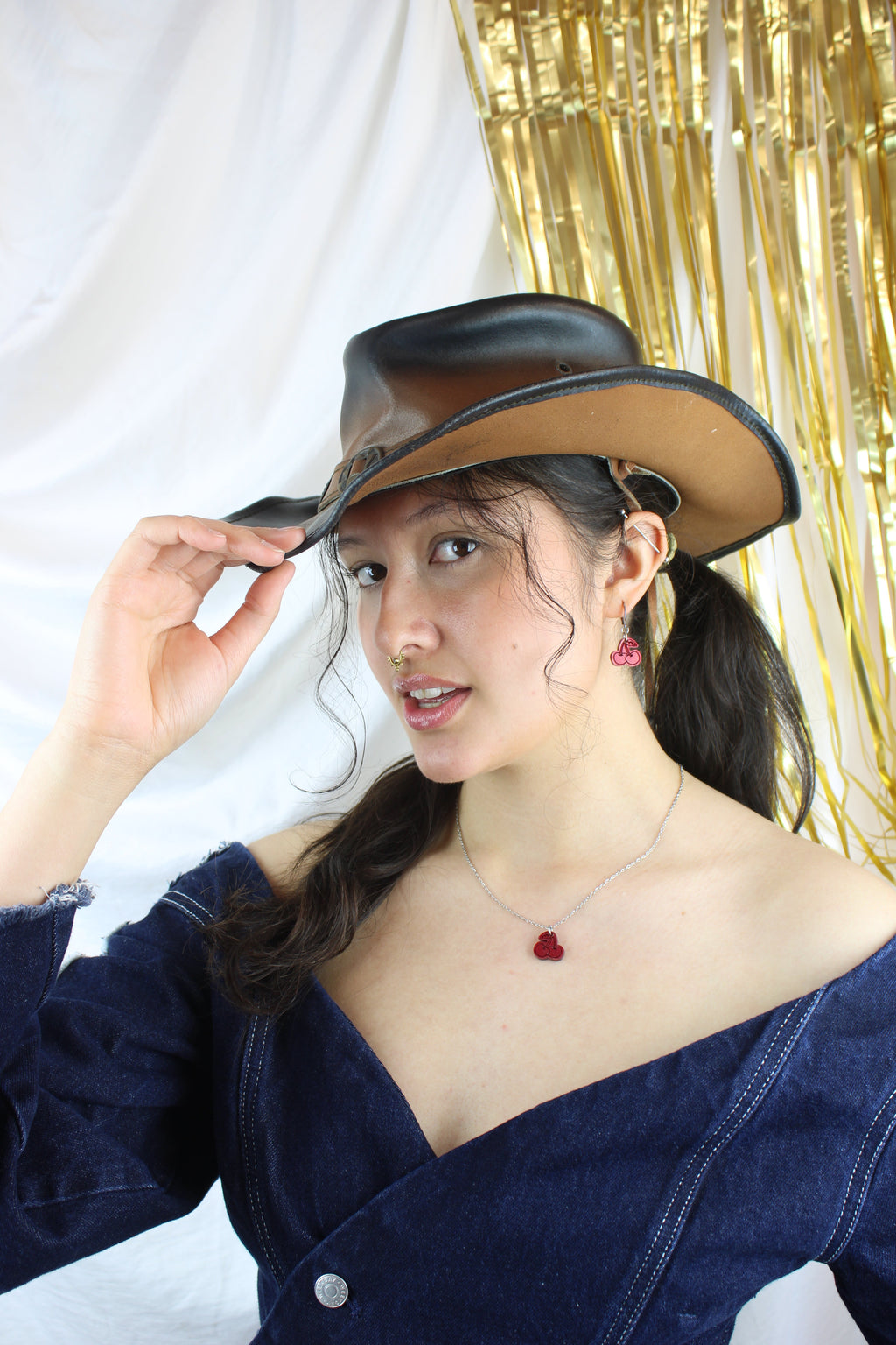 Mini Red Cherry Necklace
