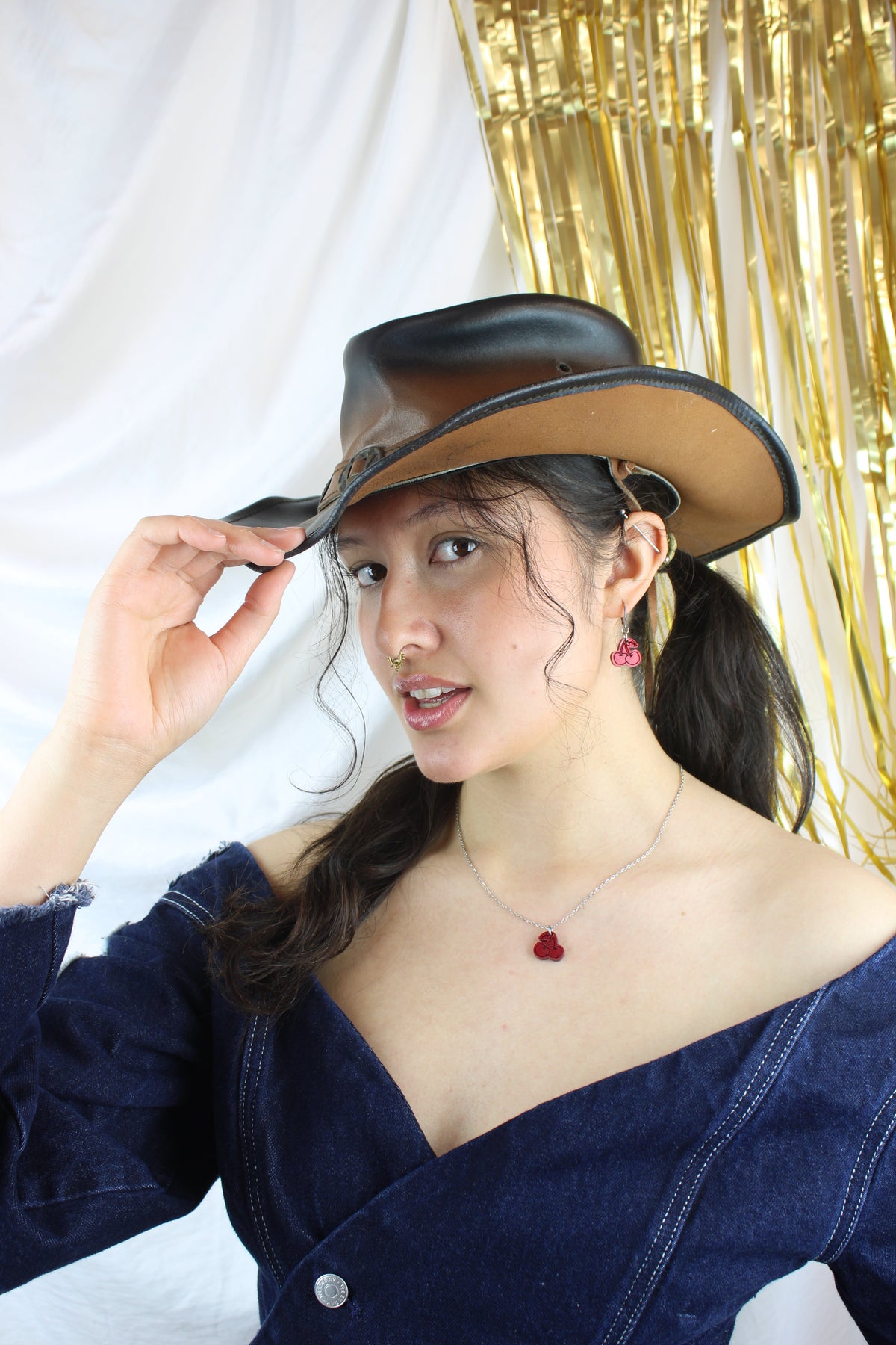Mini Red Cherry Necklace
