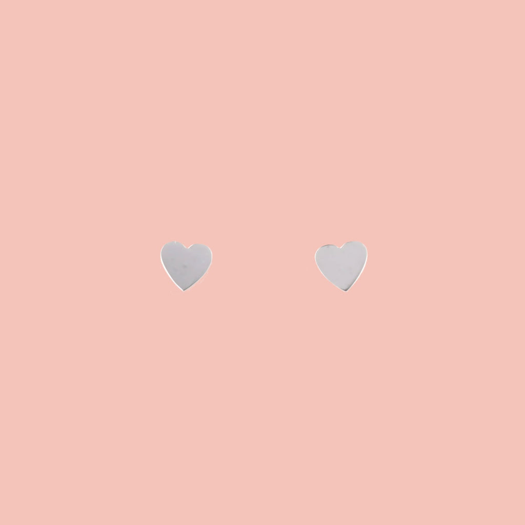 Mini Heart Stud Earrings