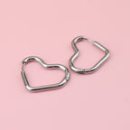 Mini Heart Hoop Earrings