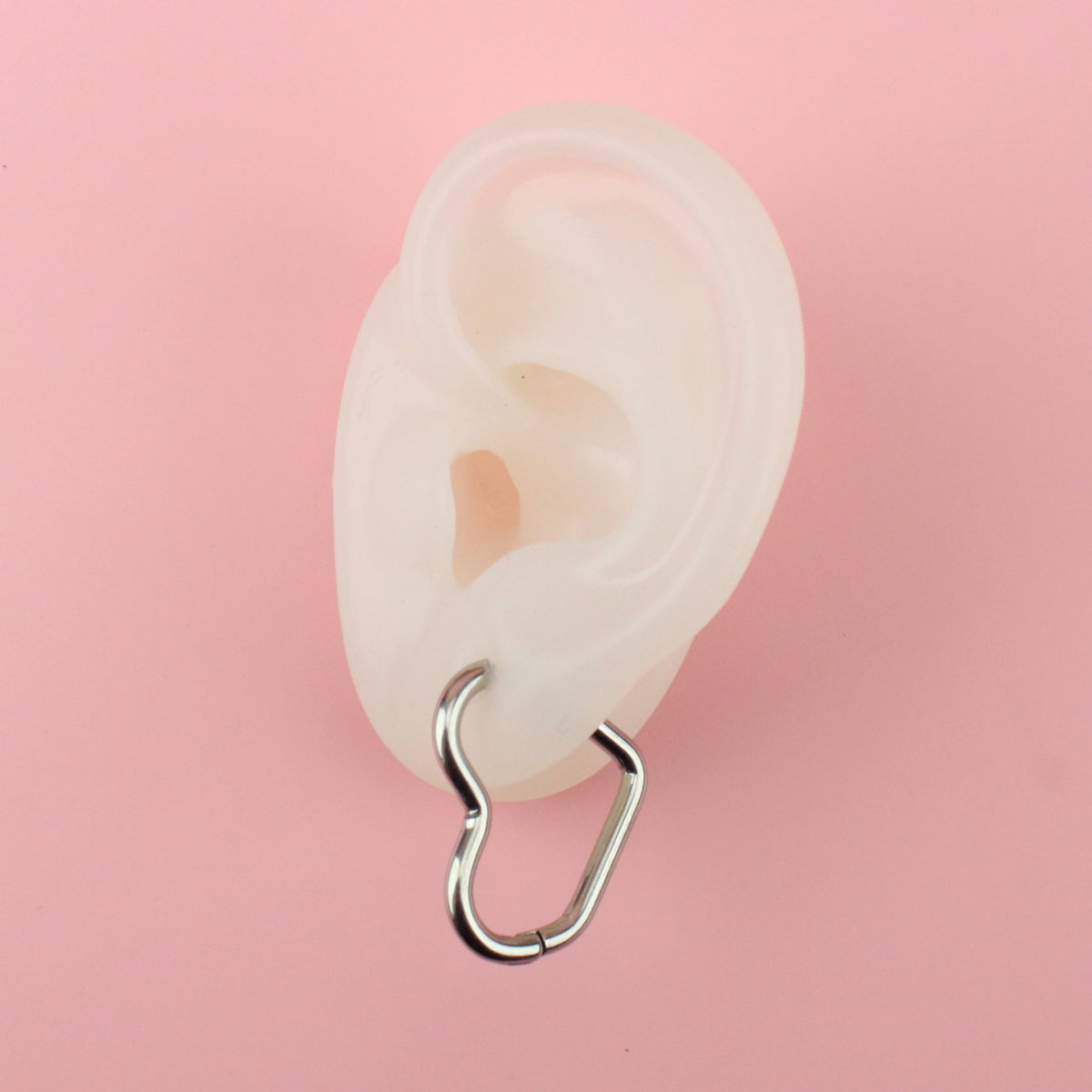 Mini Heart Hoop Earrings