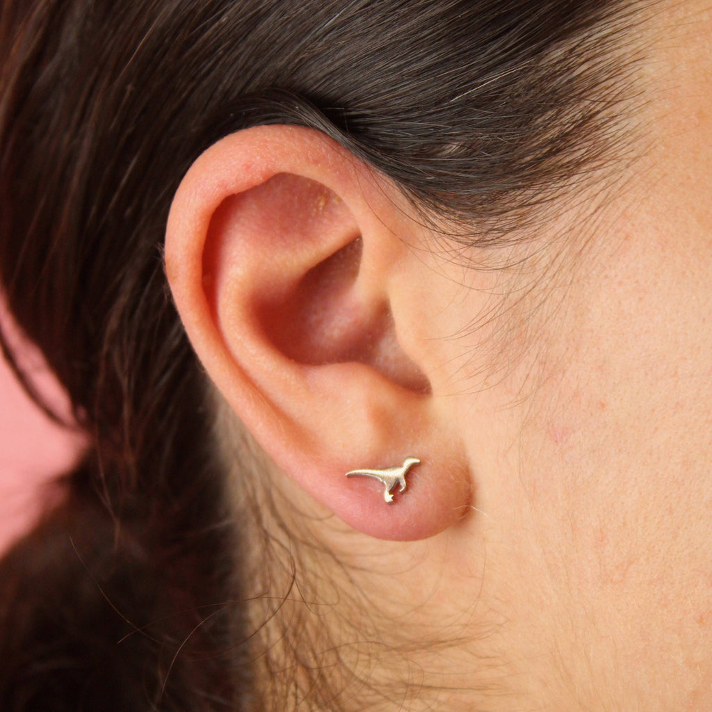 Mini Velociraptor Stud Earrings