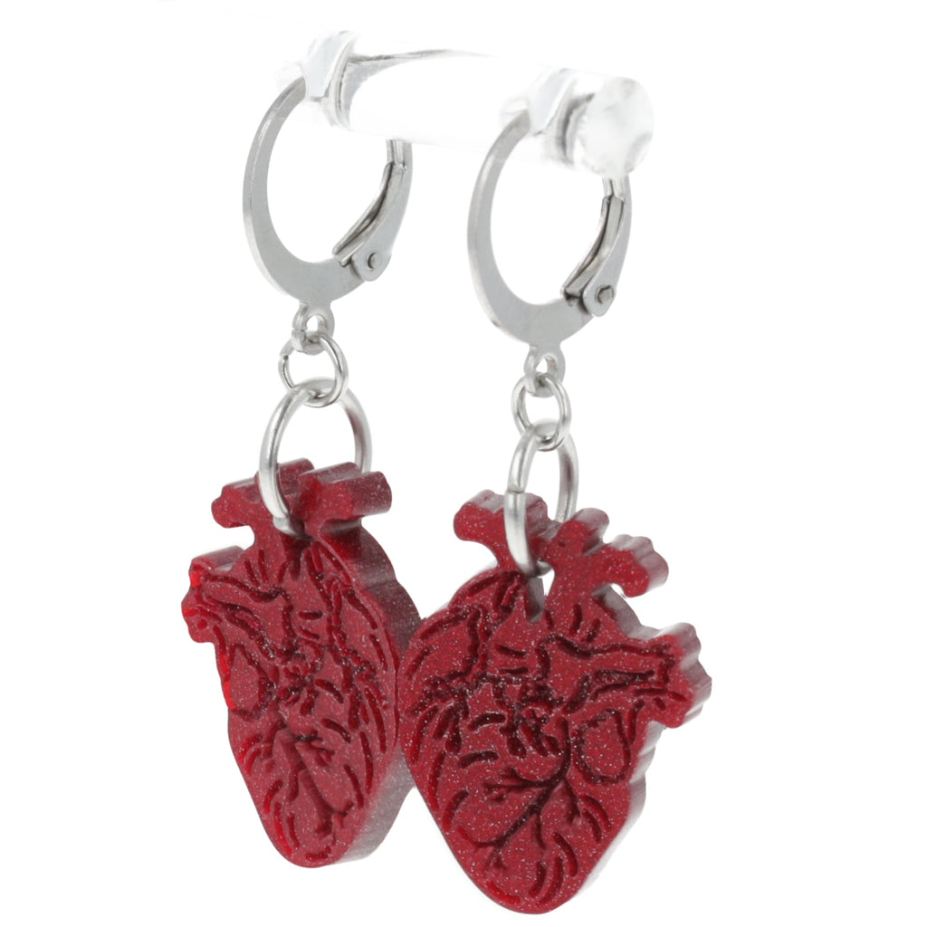 Mini Heart-core Huggie Hoop Earrings