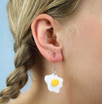Mini Fried Egg Earrings