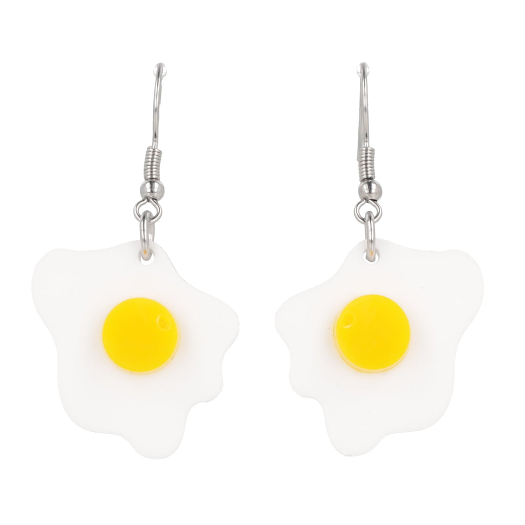 Mini Fried Egg Earrings