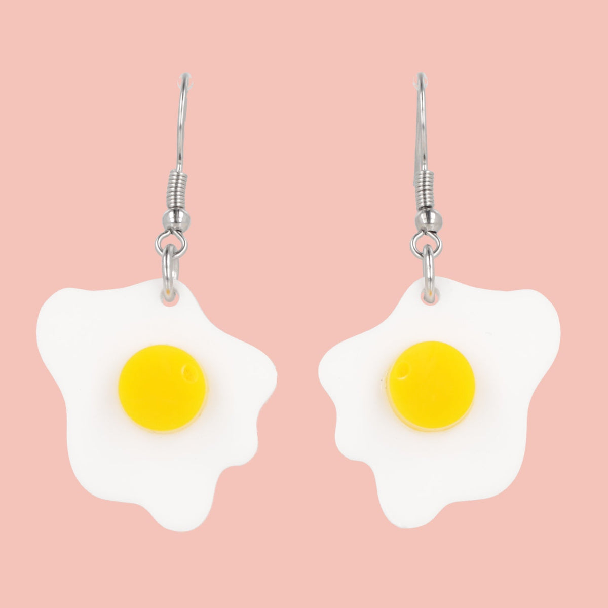 Mini Fried Egg Earrings