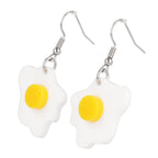 Mini Fried Egg Earrings
