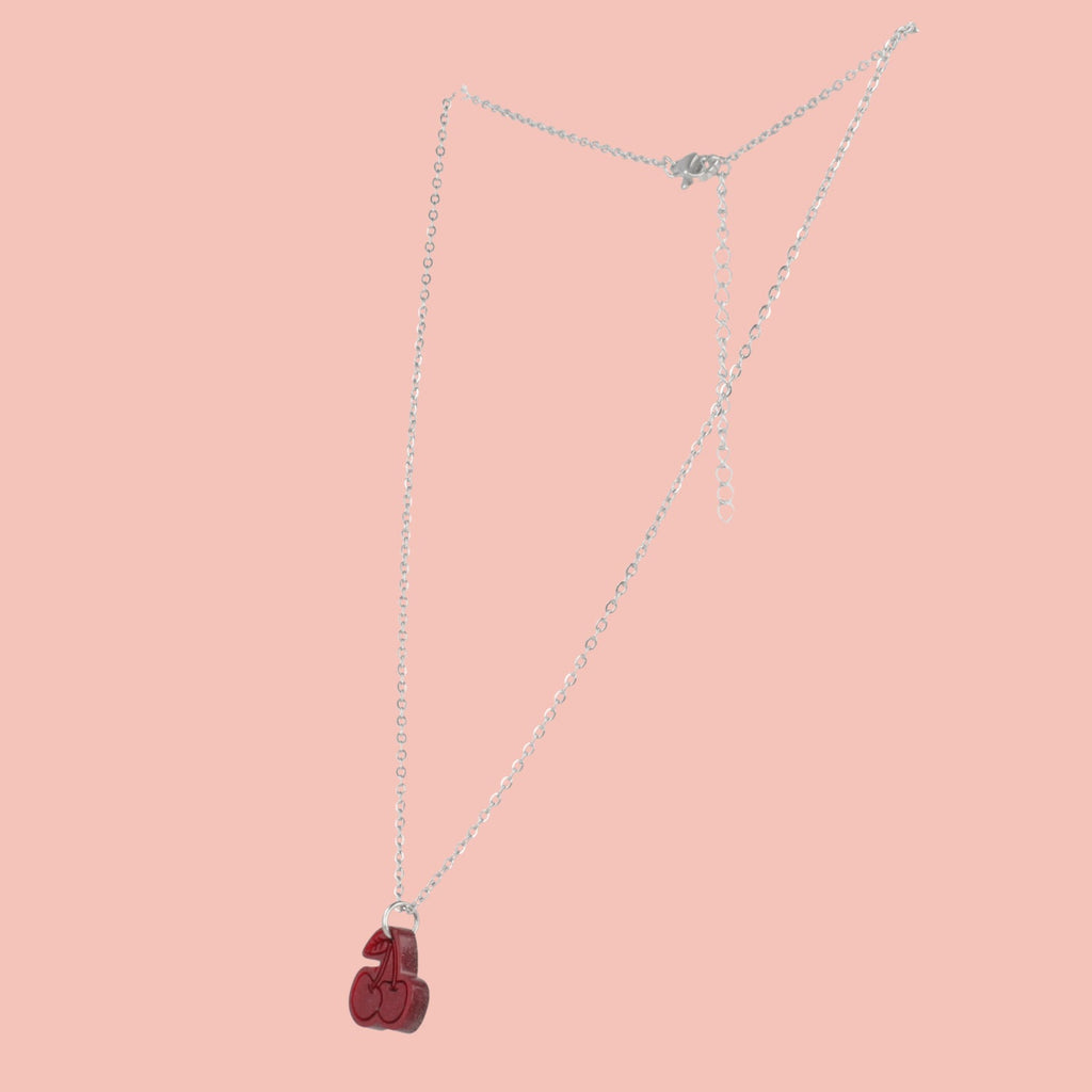Mini Red Cherry Necklace