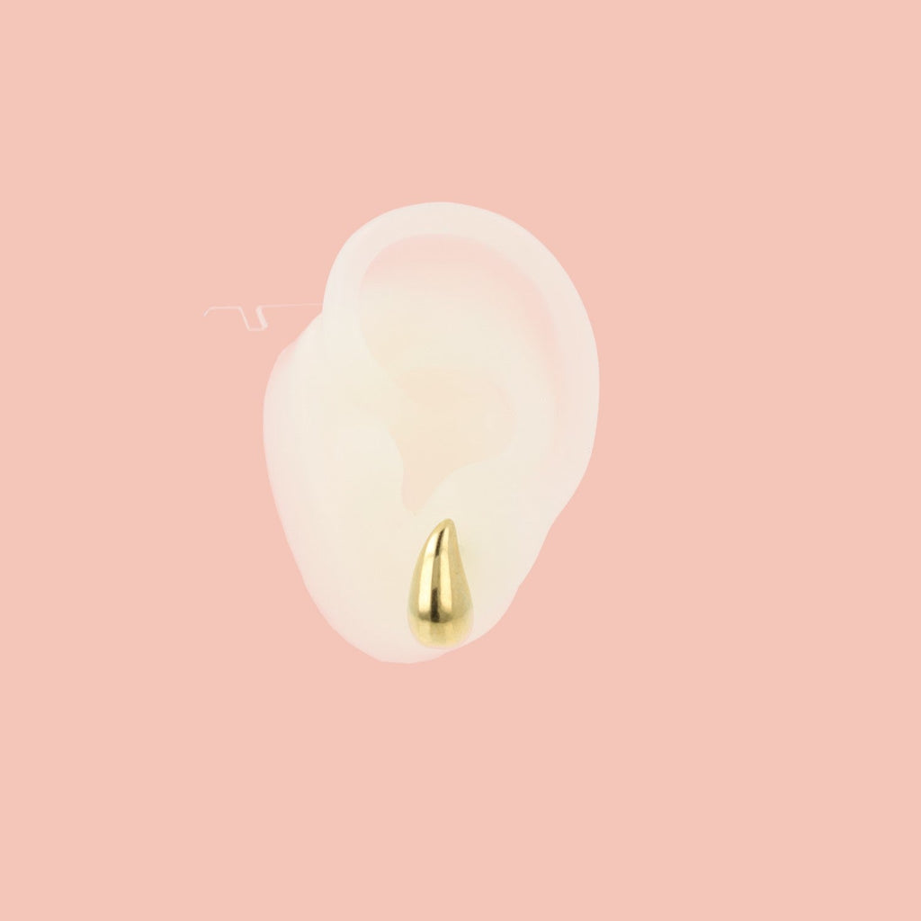 Mini Droplet Earrings (Gold Plated)