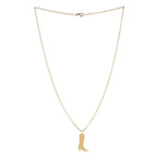 Mini Gold Cowboy Boot Necklace
