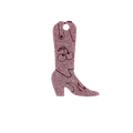 Mini Pink Cowboy Boot Charm