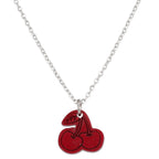 Mini Red Cherry Necklace