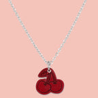 Mini Red Cherry Necklace