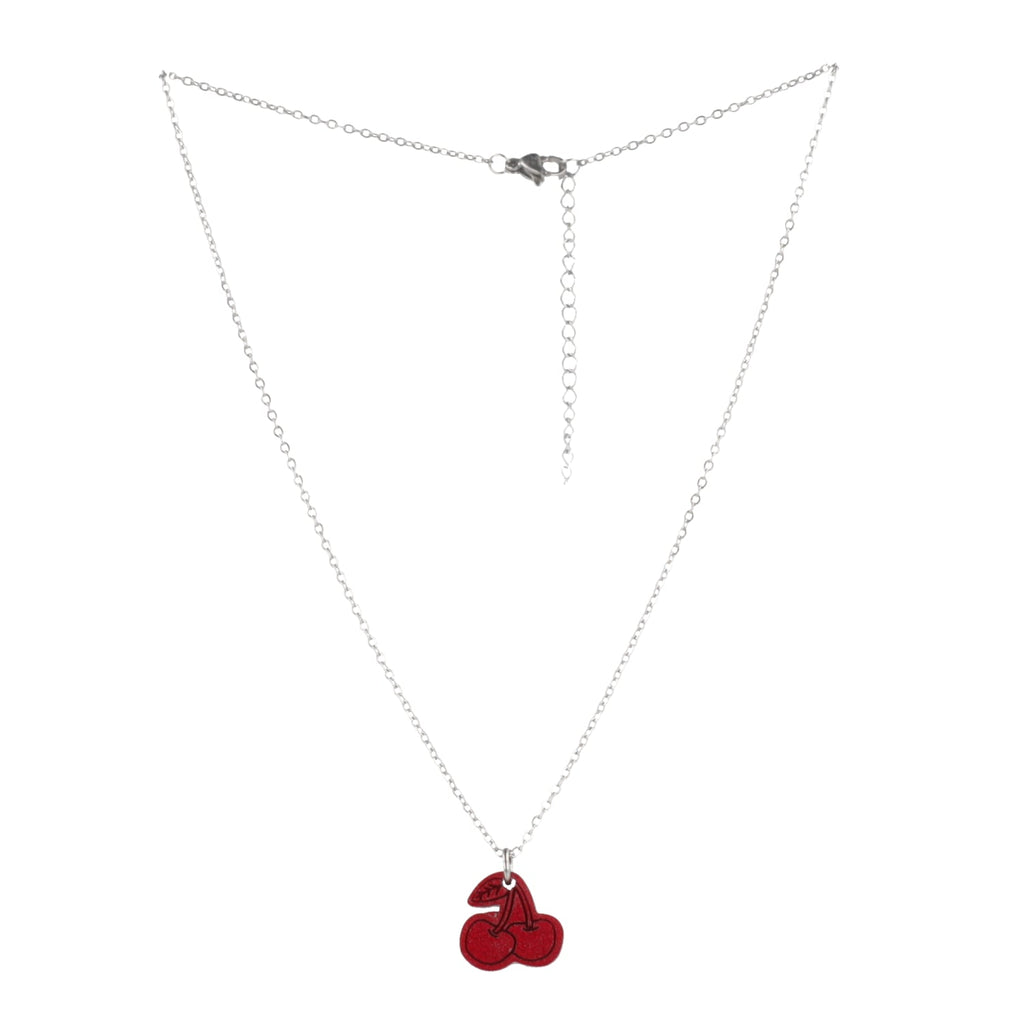 Mini Red Cherry Necklace