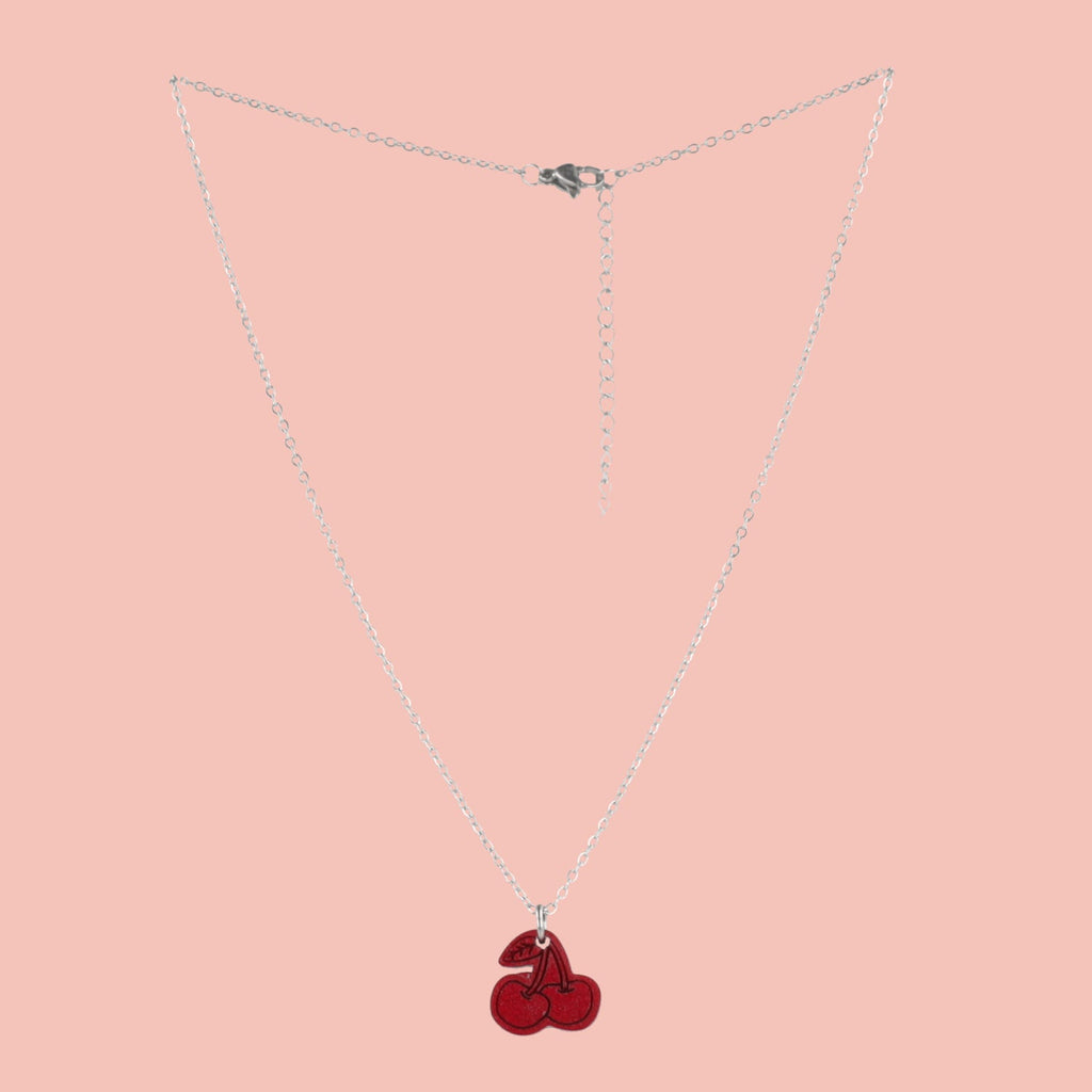 Mini Red Cherry Necklace