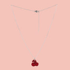 Mini Red Cherry Necklace
