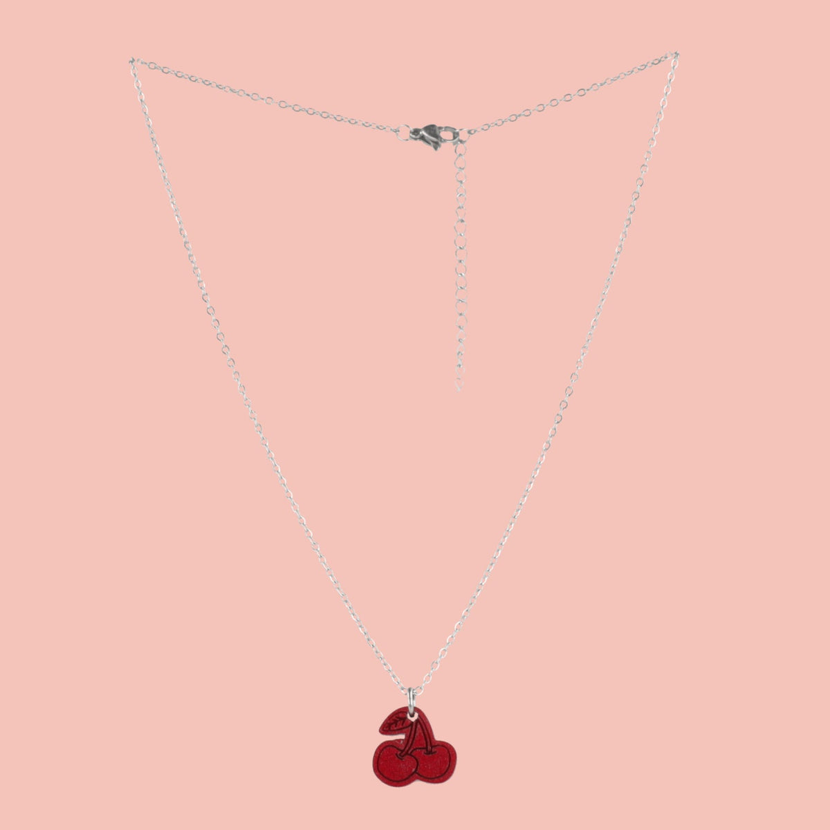 Mini Red Cherry Necklace