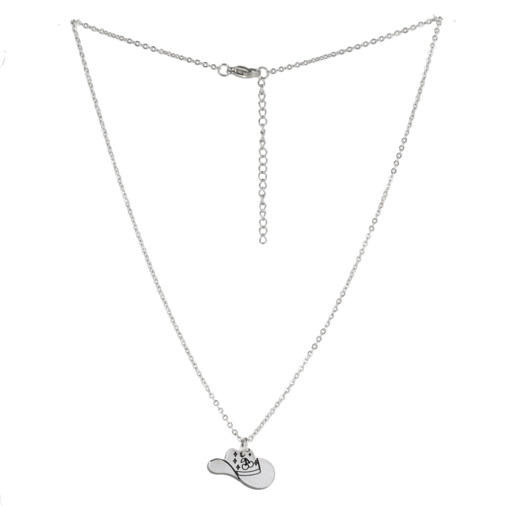 Mini Silver Cowboy Hat Necklace