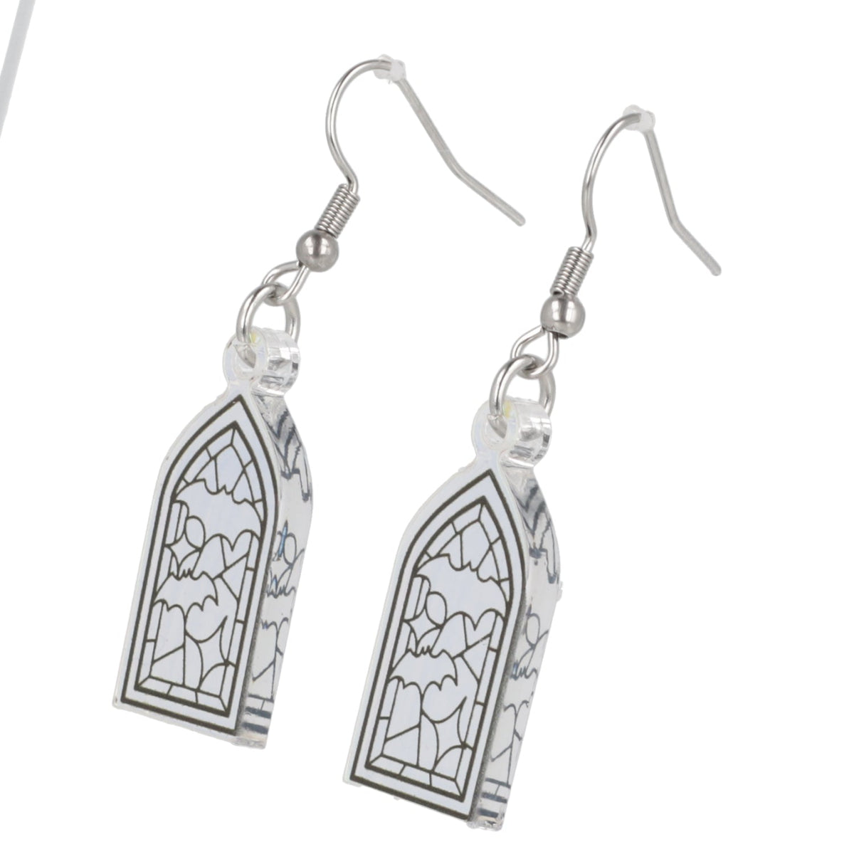 Mini Stained Glass Earrings